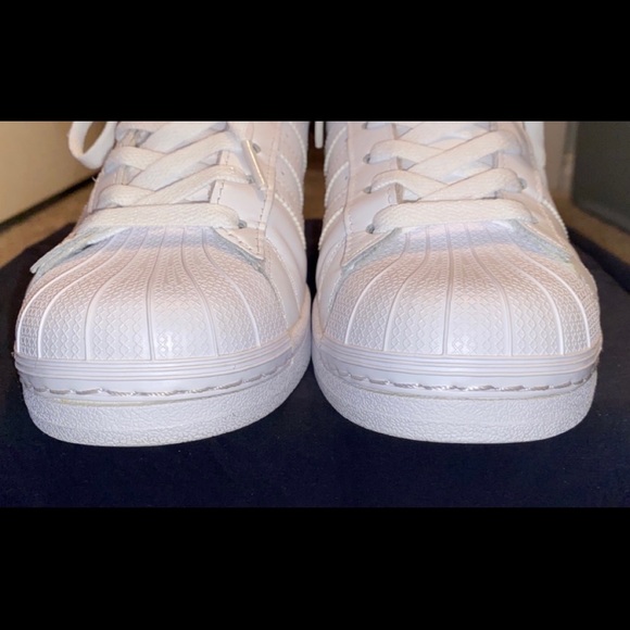 2. ADIDAS Originals Superstar- Size 5.5 Wht/Wht - Picture 7 of 11